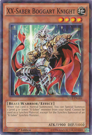 XX-Saber Boggart Knight [SP15-EN006] Shatterfoil Rare | Kessel Run Games Inc. 