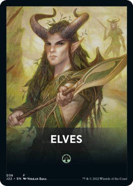 Elves Theme Card [Jumpstart 2022 Front Cards] | Kessel Run Games Inc. 