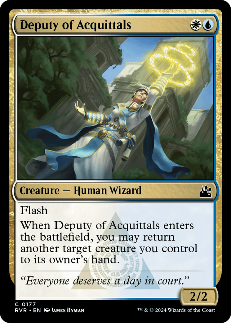 Deputy of Acquittals [Ravnica Remastered] | Kessel Run Games Inc. 