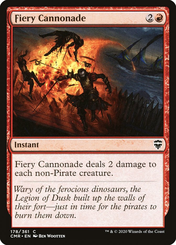 Fiery Cannonade [Commander Legends] | Kessel Run Games Inc. 