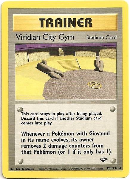 Viridian City Gym (123/132) [Gym Challenge Unlimited] | Kessel Run Games Inc. 