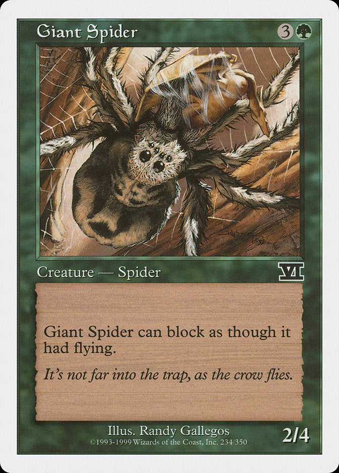 Giant Spider [Classic Sixth Edition] | Kessel Run Games Inc. 