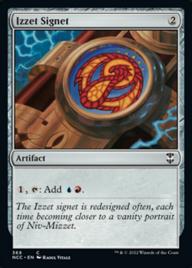 Izzet Signet [Streets of New Capenna Commander] | Kessel Run Games Inc. 