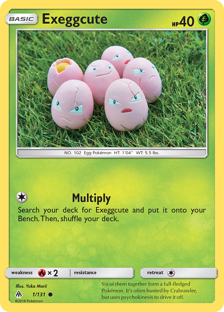 Exeggcute (1/131) [Sun & Moon: Forbidden Light] | Kessel Run Games Inc. 