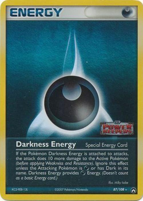 Darkness Energy (87/108) (Stamped) [EX: Power Keepers] | Kessel Run Games Inc. 
