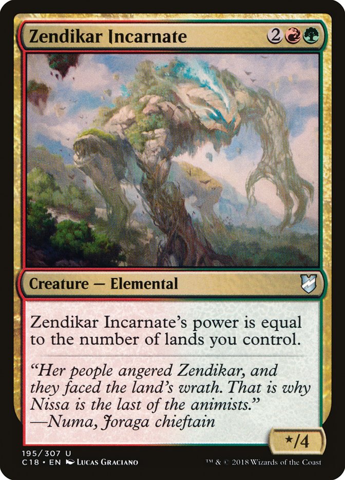 Zendikar Incarnate [Commander 2018] | Kessel Run Games Inc. 