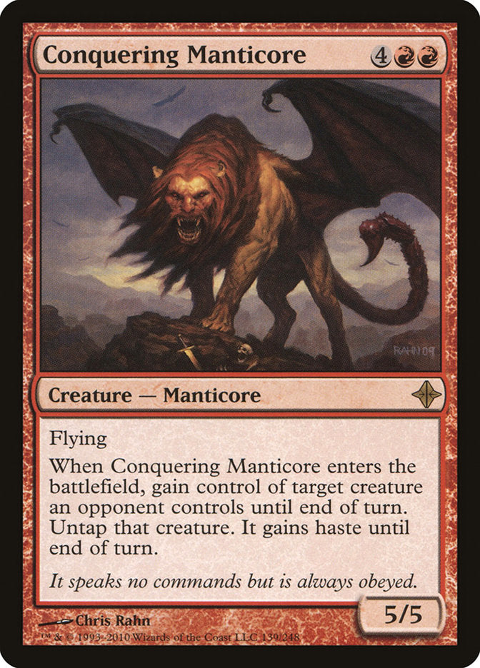 Conquering Manticore [Rise of the Eldrazi] | Kessel Run Games Inc. 