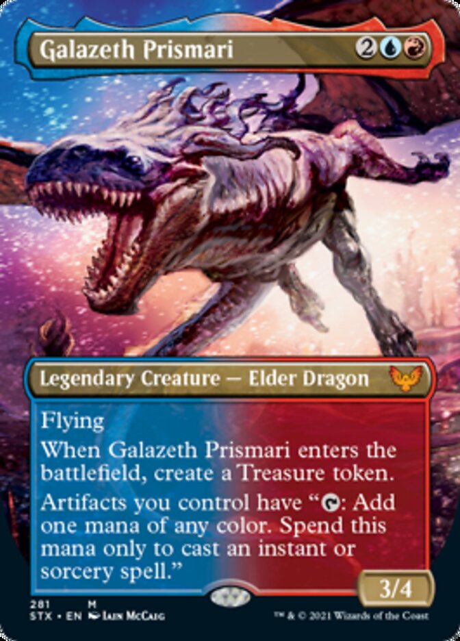 Galazeth Prismari (Borderless Alternate Art) [Strixhaven: School of Mages] | Kessel Run Games Inc. 