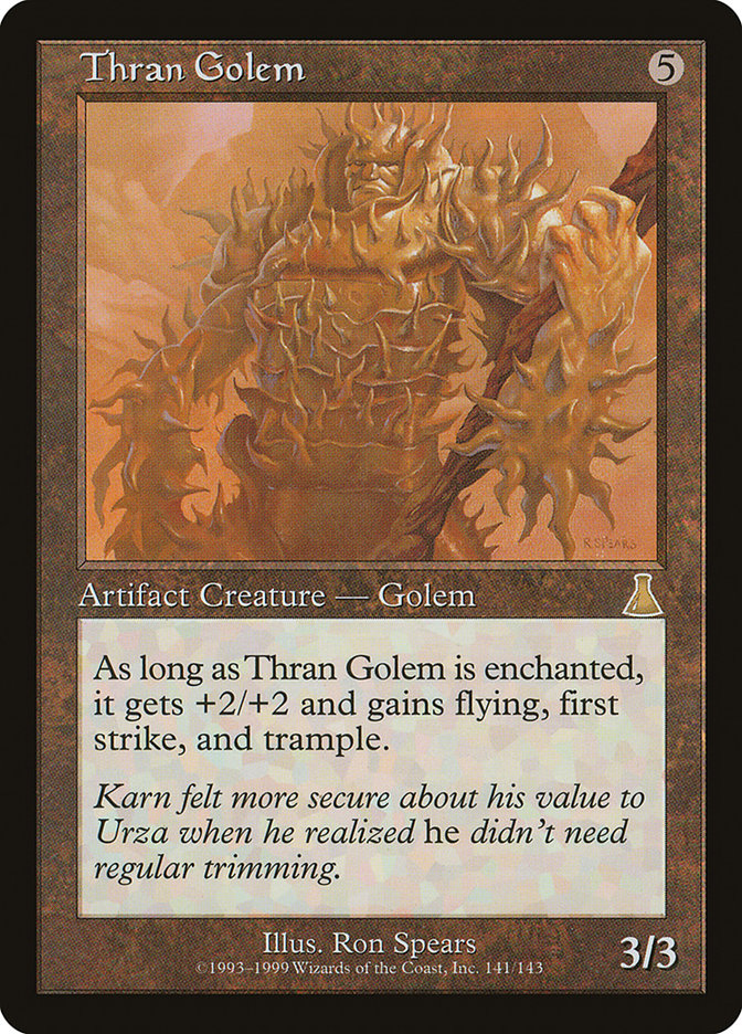 Thran Golem [Urza's Destiny] | Kessel Run Games Inc. 