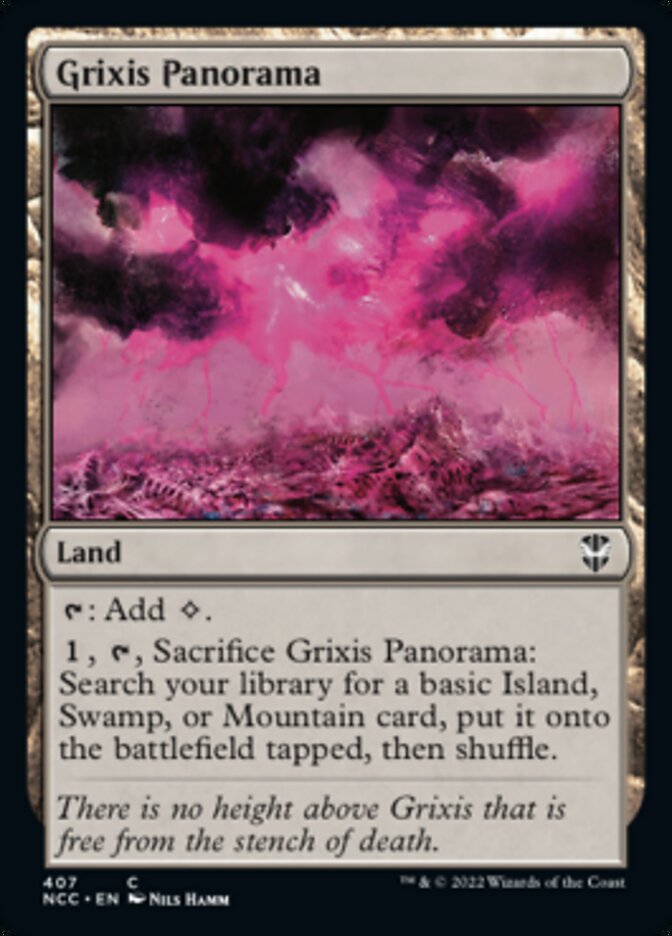 Grixis Panorama [Streets of New Capenna Commander] | Kessel Run Games Inc. 