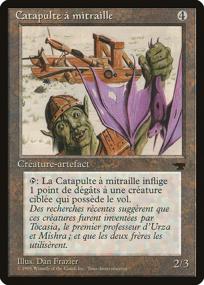 Grapeshot Catapult (French) - "Catapulte a mitraille" [Renaissance] | Kessel Run Games Inc. 