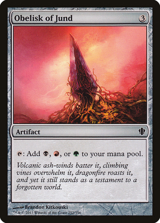 Obelisk of Jund [Commander 2013] | Kessel Run Games Inc. 