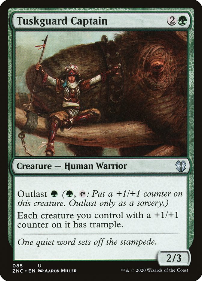 Tuskguard Captain [Zendikar Rising Commander] | Kessel Run Games Inc. 