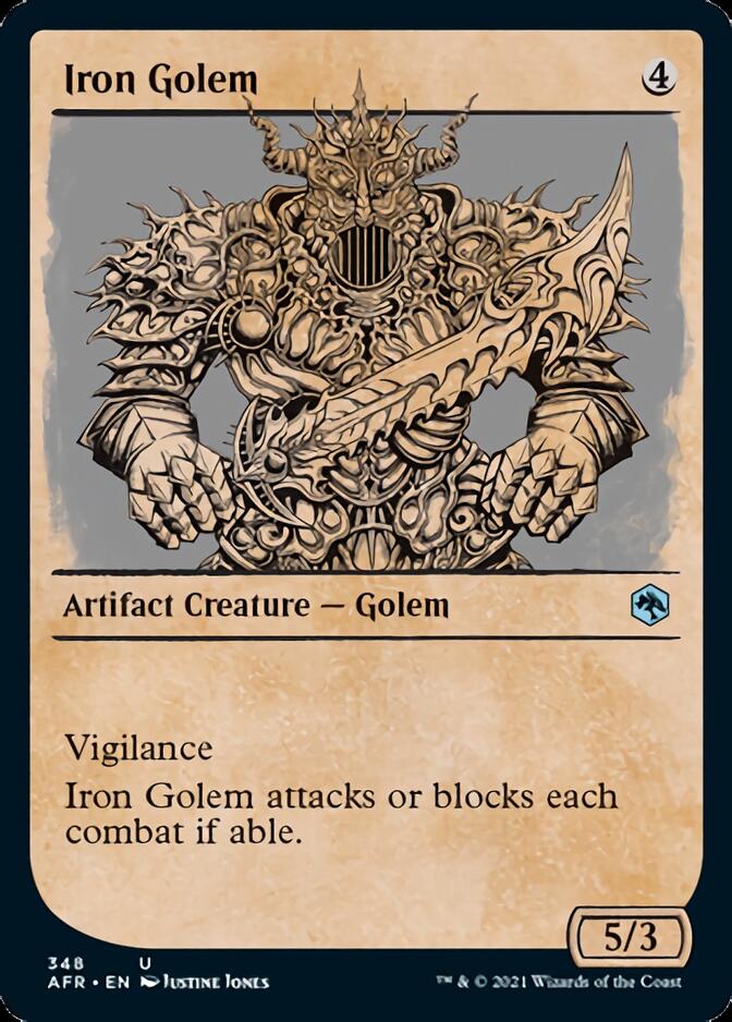 Iron Golem (Showcase) [Dungeons & Dragons: Adventures in the Forgotten Realms] | Kessel Run Games Inc. 