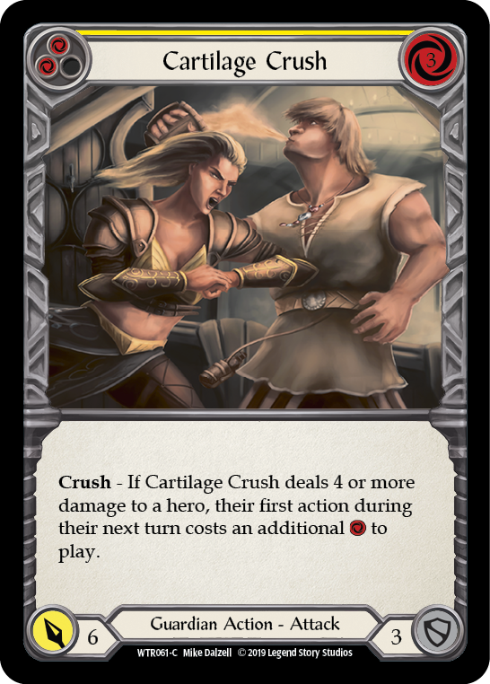 Cartilage Crush (Yellow) [WTR061-C] (Welcome to Rathe)  Alpha Print Normal | Kessel Run Games Inc. 