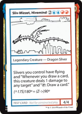 Sliv-Mizzet, Hivemind (2021 Edition) [Mystery Booster Playtest Cards] | Kessel Run Games Inc. 