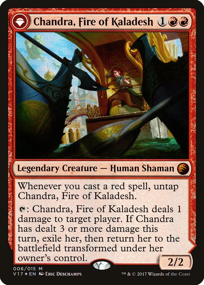 Chandra, Fire of Kaladesh // Chandra, Roaring Flame [From the Vault: Transform] | Kessel Run Games Inc. 