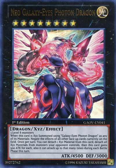 Neo Galaxy-Eyes Photon Dragon [GAOV-EN041] Ultra Rare | Kessel Run Games Inc. 