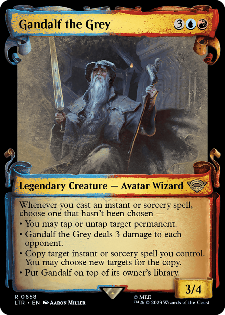 Gandalf the Grey [The Lord of the Rings: Tales of Middle-Earth Showcase Scrolls] | Kessel Run Games Inc. 