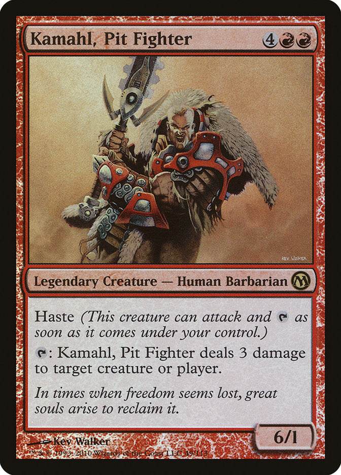 Kamahl, Pit Fighter [Duels of the Planeswalkers] | Kessel Run Games Inc. 