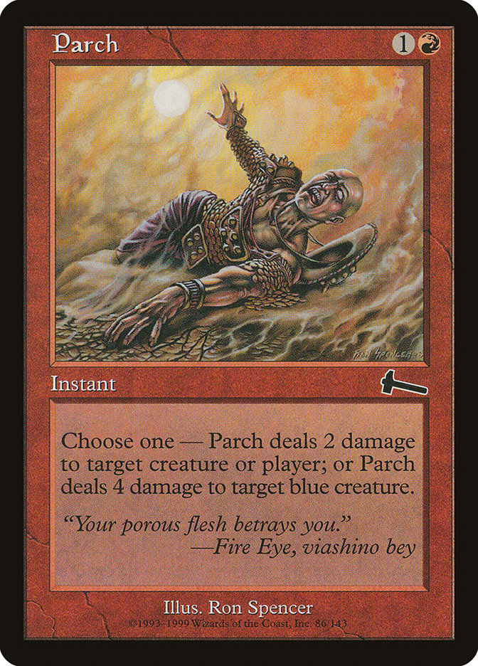 Parch [Urza's Legacy] | Kessel Run Games Inc. 
