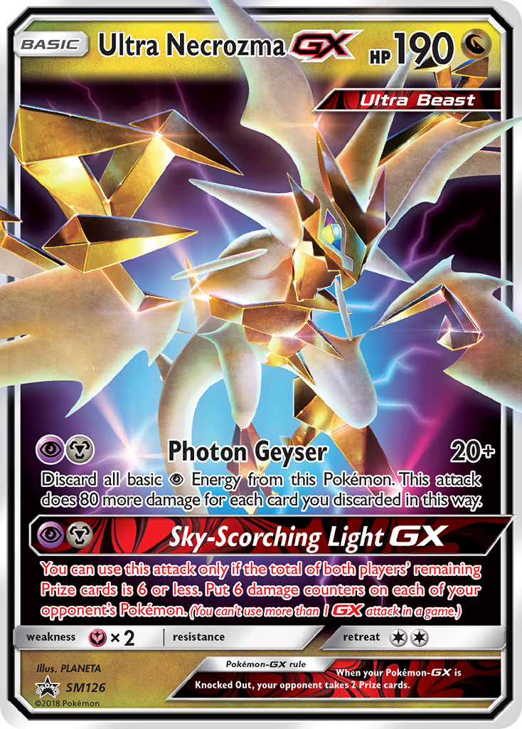 Ultra Necrozma GX (SM126) [Sun & Moon: Black Star Promos] | Kessel Run Games Inc. 