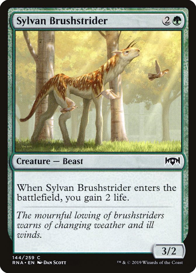 Sylvan Brushstrider [Ravnica Allegiance] | Kessel Run Games Inc. 
