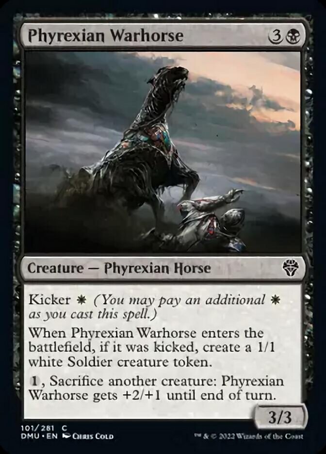 Phyrexian Warhorse [Dominaria United] | Kessel Run Games Inc. 