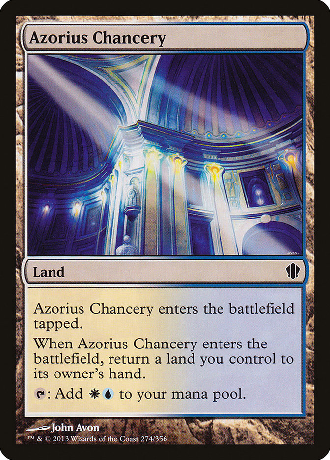 Azorius Chancery [Commander 2013] | Kessel Run Games Inc. 