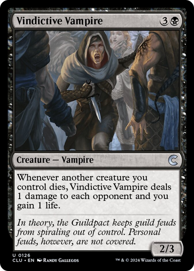 Vindictive Vampire [Ravnica: Clue Edition] | Kessel Run Games Inc. 