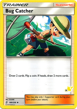 Bug Catcher (189/236) (Pikachu Stamp #51) [Battle Academy 2020] | Kessel Run Games Inc. 