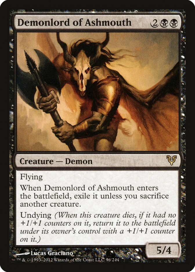 Demonlord of Ashmouth [Avacyn Restored] | Kessel Run Games Inc. 
