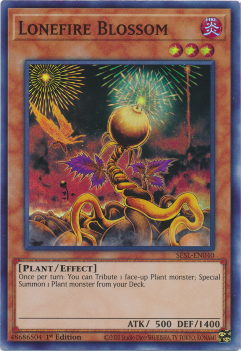 Lonefire Blossom [SESL-EN040] Super Rare | Kessel Run Games Inc. 