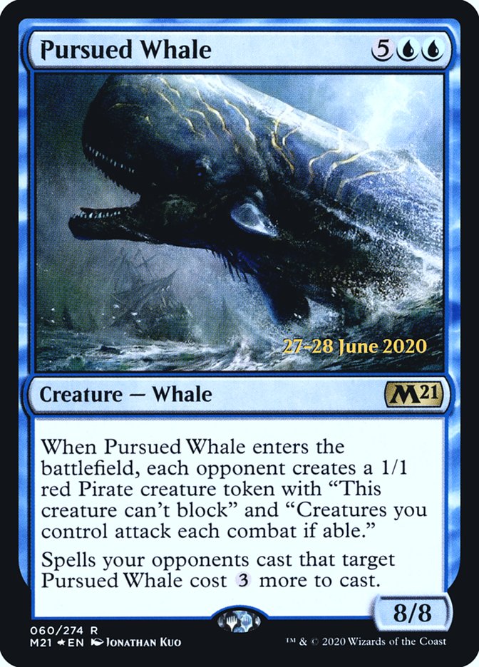 Pursued Whale [Core Set 2021 Prerelease Promos] | Kessel Run Games Inc. 