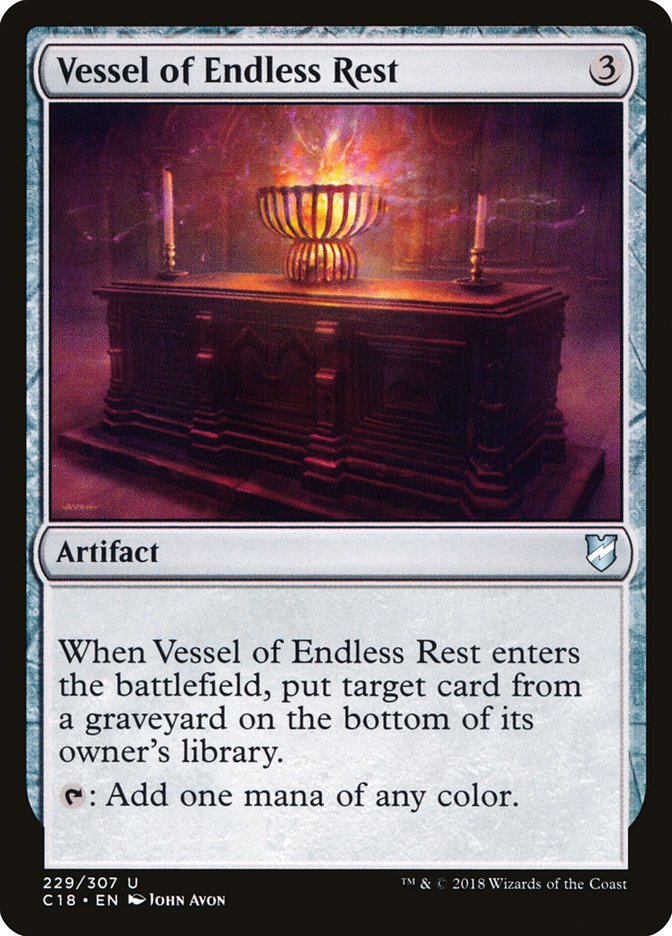 Vessel of Endless Rest [Commander 2018] | Kessel Run Games Inc. 