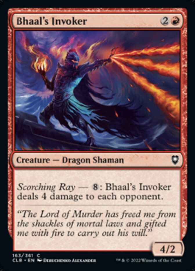 Bhaal's Invoker [Commander Legends: Battle for Baldur's Gate] | Kessel Run Games Inc. 