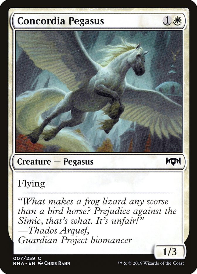 Concordia Pegasus [Ravnica Allegiance] | Kessel Run Games Inc. 