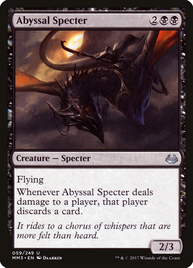 Abyssal Specter [Modern Masters 2017] | Kessel Run Games Inc. 