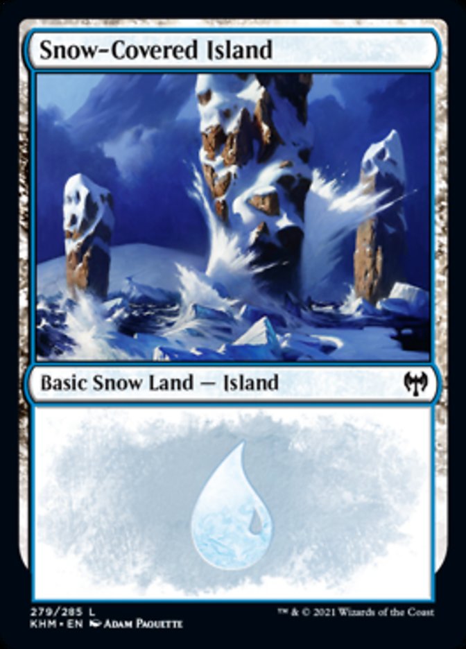 Snow-Covered Island (279) [Kaldheim] | Kessel Run Games Inc. 