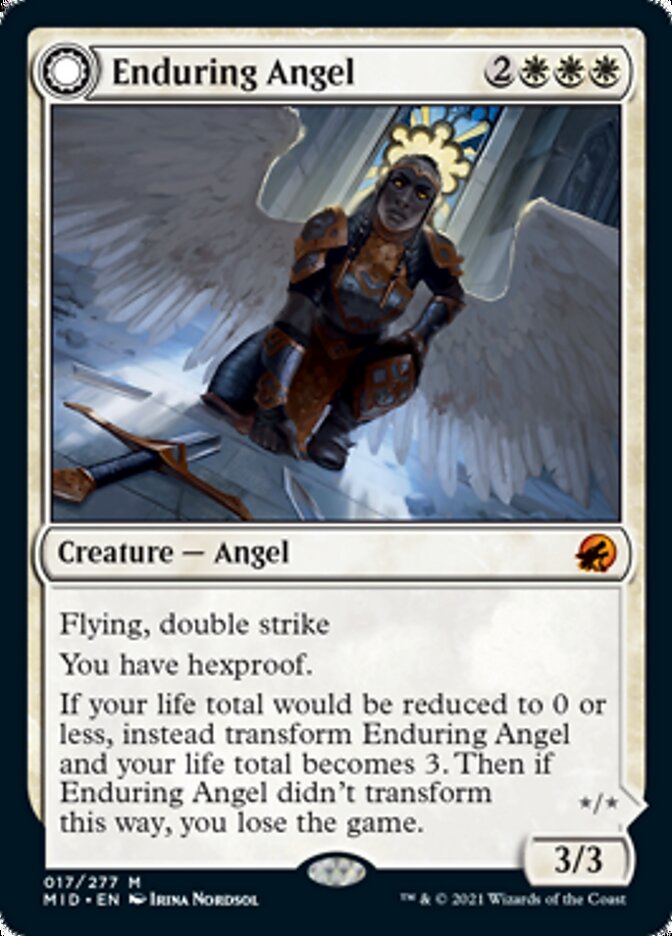 Enduring Angel // Angelic Enforcer [Innistrad: Midnight Hunt] | Kessel Run Games Inc. 