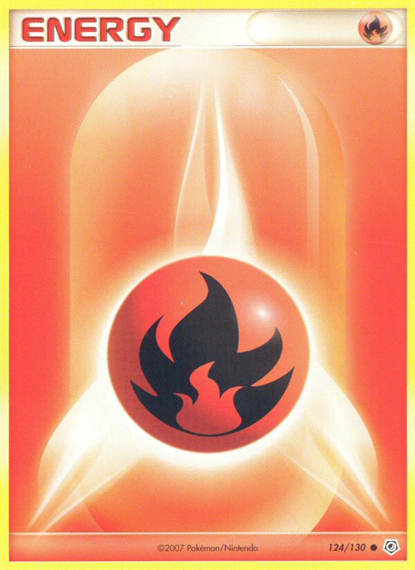 Fire Energy (124/130) [Diamond & Pearl: Base Set] | Kessel Run Games Inc. 