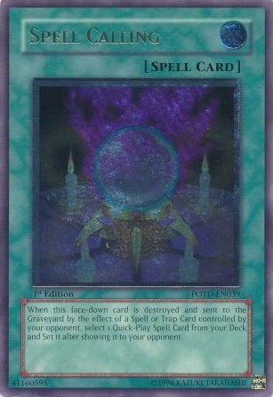 Spell Calling [POTD-EN039] Ultimate Rare | Kessel Run Games Inc. 