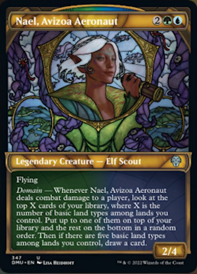 Nael, Avizoa Aeronaut (Showcase Textured) [Dominaria United] | Kessel Run Games Inc. 