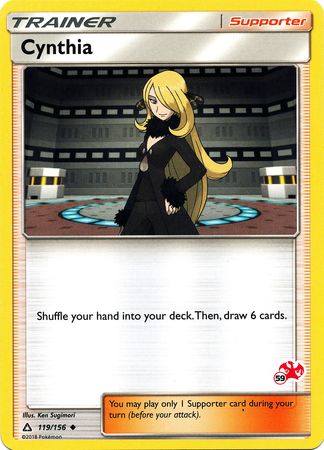 Cynthia (119/156) (Charizard Stamp #59) [Battle Academy 2020] | Kessel Run Games Inc. 