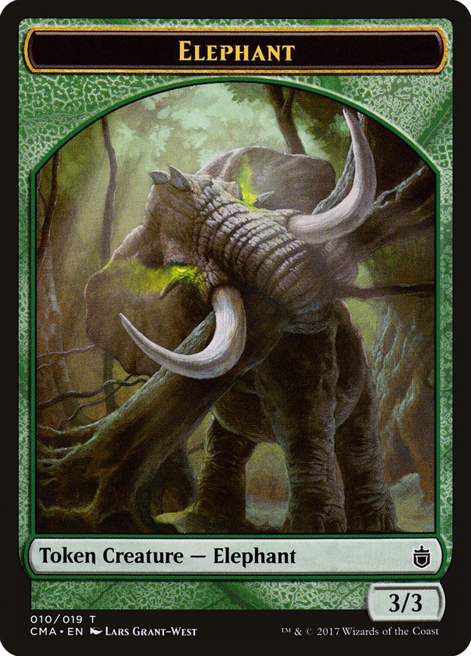 Elephant Token [Commander Anthology Tokens] | Kessel Run Games Inc. 