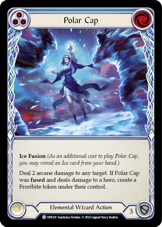 Polar Cap (Blue) [UPR124] (Uprising)  Rainbow Foil | Kessel Run Games Inc. 