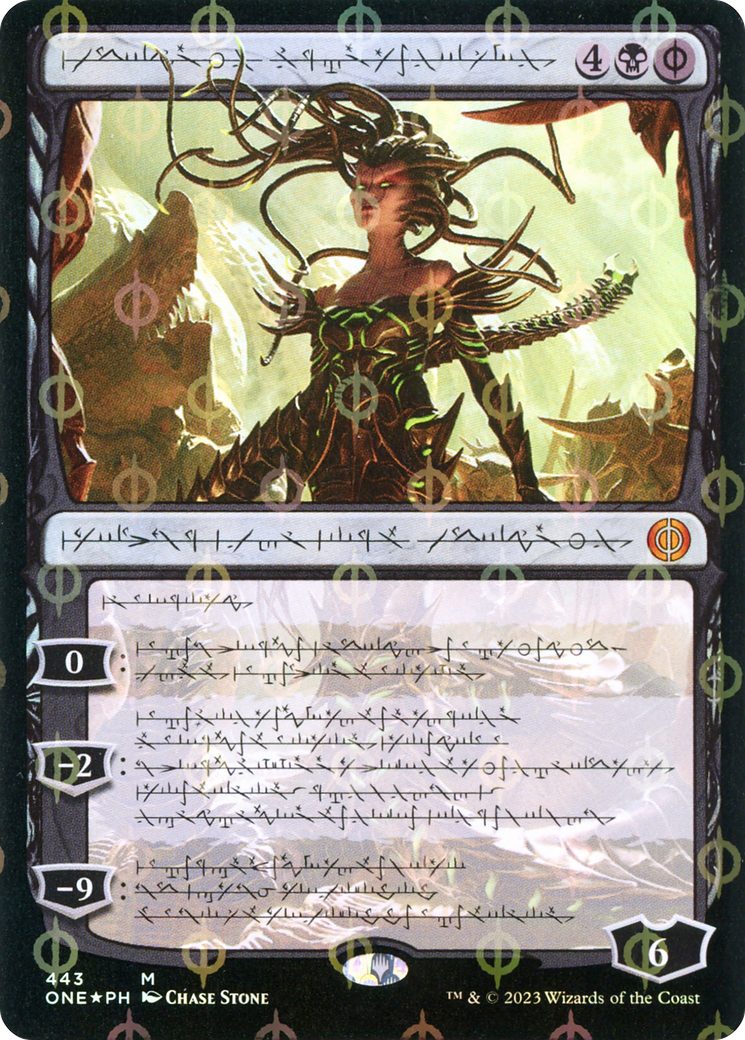 Vraska, Betrayal's Sting (Phyrexian Step-and-Compleat Foil) [Phyrexia: All Will Be One] | Kessel Run Games Inc. 