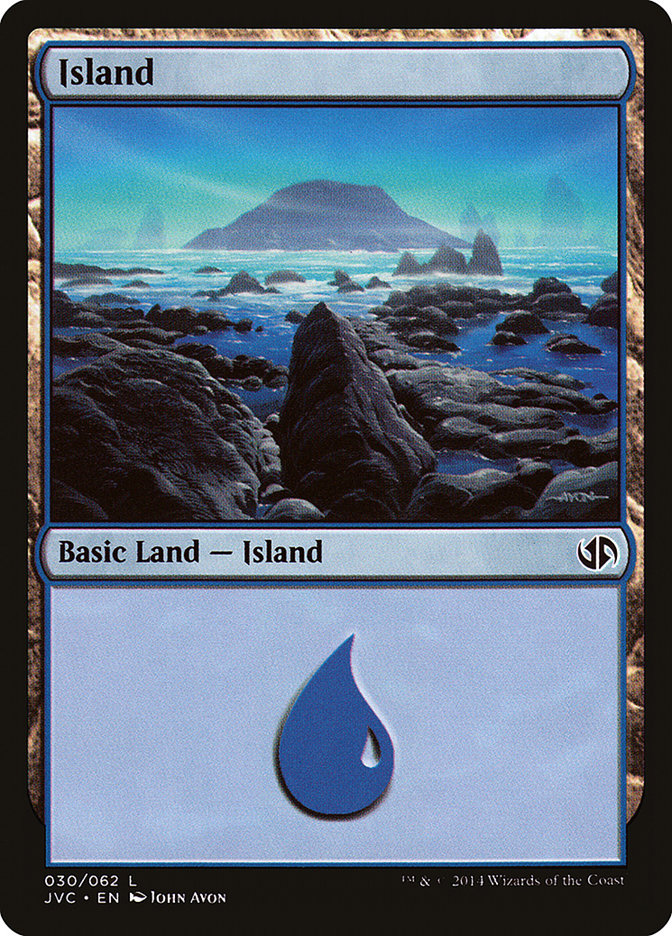 Island (30) [Duel Decks Anthology] | Kessel Run Games Inc. 