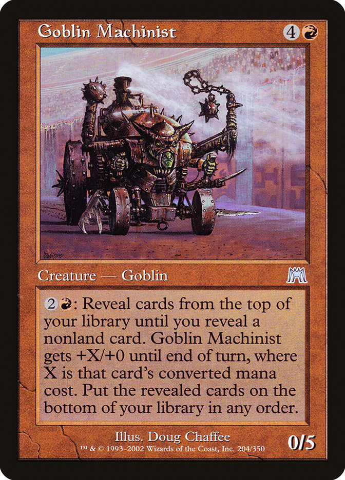 Goblin Machinist [Onslaught] | Kessel Run Games Inc. 