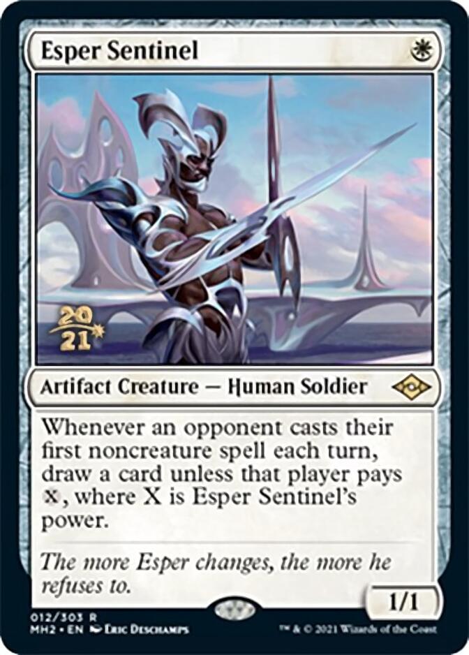 Esper Sentinel [Modern Horizons 2 Prerelease Promos] | Kessel Run Games Inc. 